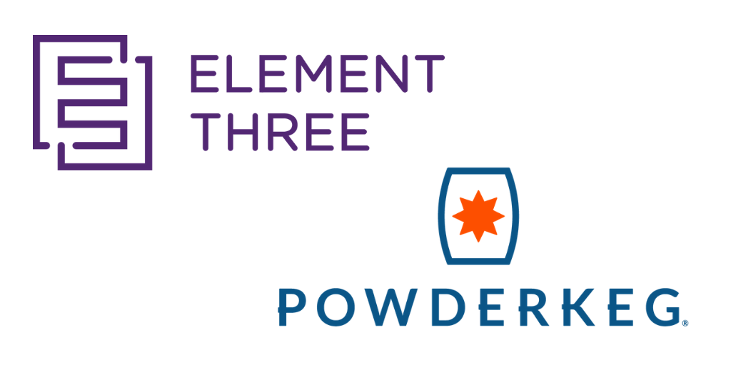 Element Three Announces Strategic Partnership with Powderkeg